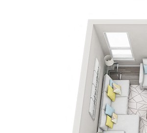 One Bedroom Floor Plan - A8 One Bedroom Floor Plan - A8